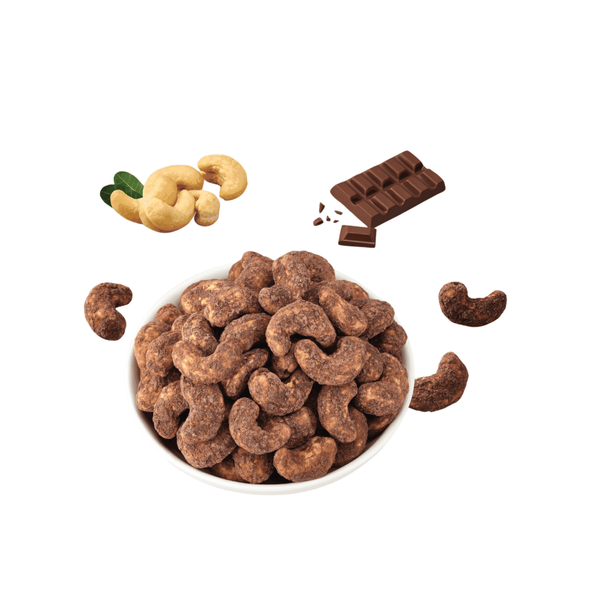 Chocolate cashews